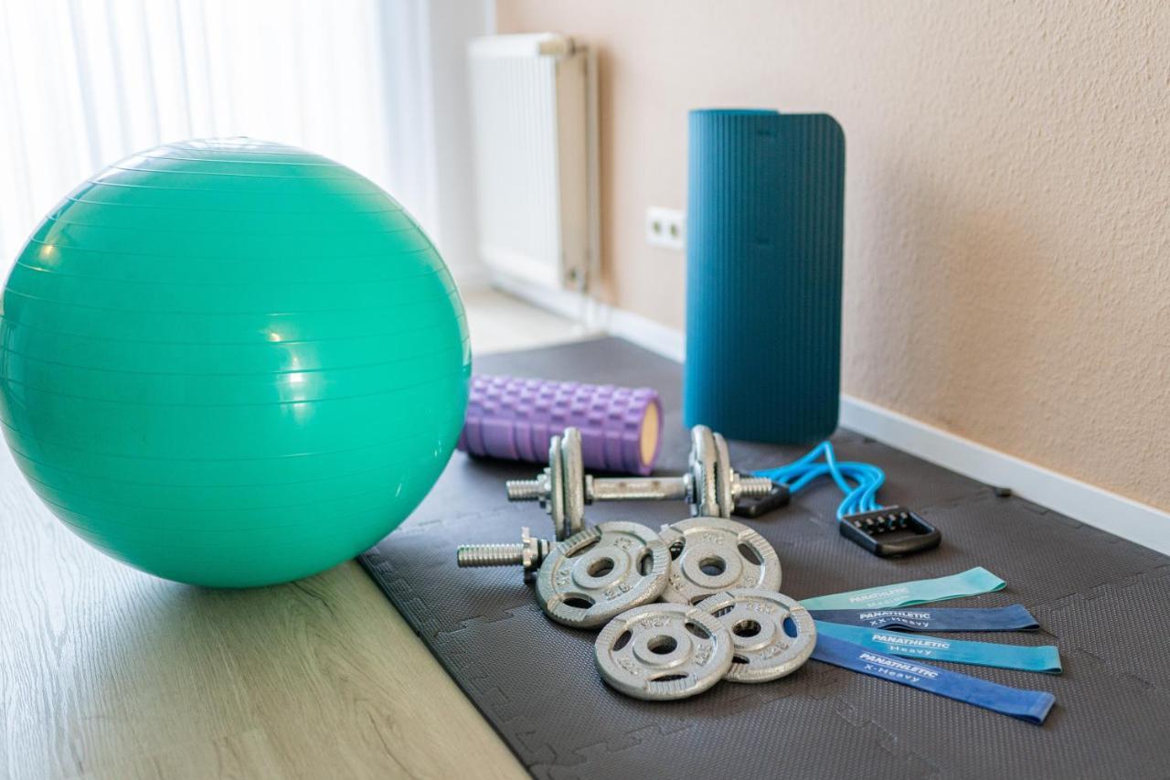 Golden Design Apartment Familie Business 6 Pers Buero Fitnessecke Naehe Messe Dus 1000 Mbit Duisburg Kültér fotó